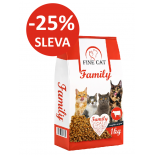 FINE CAT Family dry food for cats BEEF 1kg