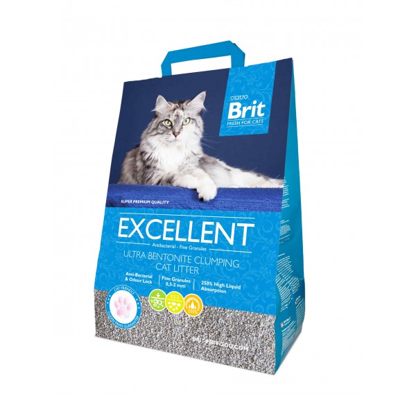 Brit Fresh for Cats EXCELLENT Ultra Bentonite 5 Kg - STELIVO