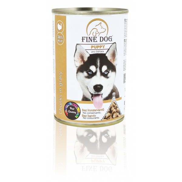 FINE DOG konzerva Puppy pro štěňata 415 g