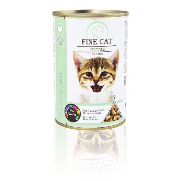 FINE CAT konzerva Kitten pro koťata 415 g