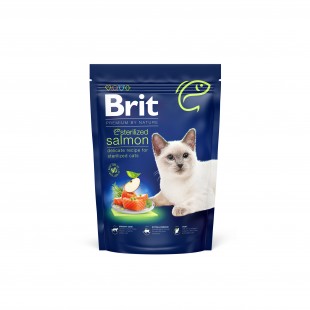 Brit Premium by Nature Cat Sterilized Salmon 800g VÝPRODEJ