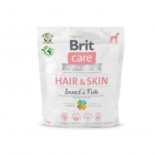 Brit Care Dog Hair&Skin Insect&Fish 1kg - NEW