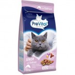 PreVital Cat granule Senior s lososem 1,4kg