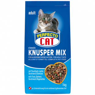 Perfecto Cat Classic Knusper-Mix Fisch 1kg - NEW