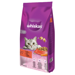 Whiskas GRANULE pro kočky s hovězím masem 14kg