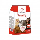 FINE CAT Family granule pro KOČKY s HOVĚZÍM 1kg