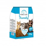 FINE CAT Family granule pro KOČKY s RYBOU 1kg