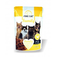 FINE CAT Family kapsička pro kočky s KUŘECÍM 100g