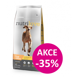 Nutrilove GRANULE pro psy Active All Breeds s čerstvým kuřecím 12kg