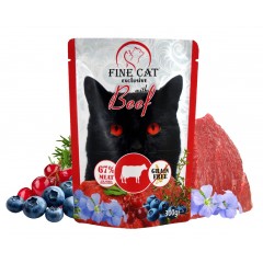 FINE CAT XXL kapsa pro kočky s HOVĚZ&Iacute;M 300g