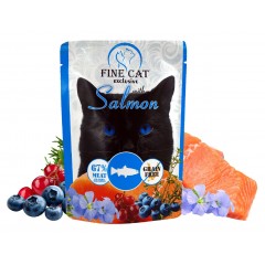 FINE CAT XXL kapsa pro kočky s LOSOSEM 300g