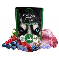 FINE DOG XXL kapsa pro psy se ZVĚŘINOU 500g