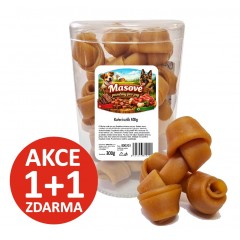 Masov&eacute; pamlsky pro psy - Kuřec&iacute; uzl&iacute;k 300g 1+1 ZDARMA