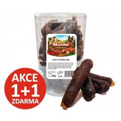 Masov&eacute; pamlsky pro psy - Kachn&iacute; mini klob&aacute;sa 300g 1+1 ZDARMA