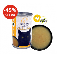 FINE CAT Exclusive Pol&eacute;vka pro kočky KUŘEC&Iacute; 158g