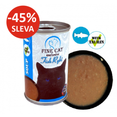 FINE CAT Exclusive Pol&eacute;vka pro kočky RYB&Iacute; 158g