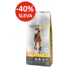 Nutrilove GRANULE pro psy Active All Breeds s čerstv&yacute;m kuřec&iacute;m 12kg