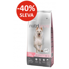 Nutrilove GRANULE pro psy Sensitive All Breeds s jehněč&iacute;m 12kg