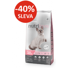 Nutrilove GRANULE pro kočky STERILE 1+ s čerstv&yacute;m kuřec&iacute;m 7kg