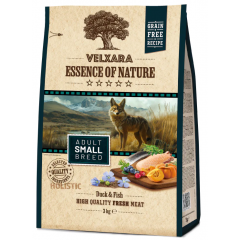 Velxara Essence of Nature GF dog adult small duck & fish 3 kg
