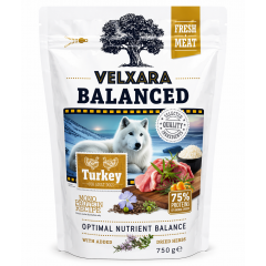 Velxara Balanced Dry FM Dog Adult Monoprotein Turkey & Rice 750 g
