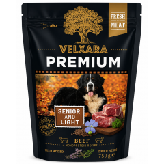 Velxara PREMIUM Dry Dog Senior Monoprotein Beef Meat 750 g