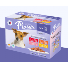 Plaisir dog KAPSA MULTIPACK pro dospěl&eacute; psy 12 x 100g
