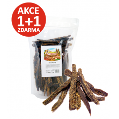 Masov&eacute; pamlsky pro psy - Kachn&iacute; p&aacute;sky 500g 1+1 ZDARMA