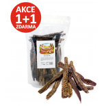 Masové pamlsky pro psy - Kachní pásky 500g 1+1 ZDARMA